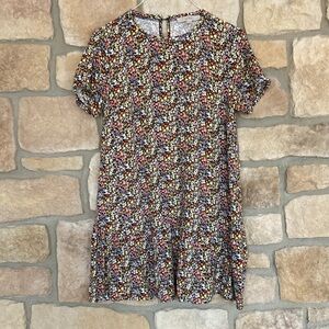 LOFT Dress with Colorful Floral Pattern